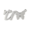 Non-Tarnish 304 Stainless Steel Pendants STAS-L279-002P-U-1