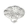 Adjustable 304 Stainless Steel Cuff Rings RJEW-Z121-01P-01-4