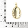 Brass Micro Pave Cubic Zirconia Pendants ZIRC-I356-02G-02-3