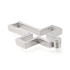 Non-Tarnish 304 Stainless Steel Open Back Bezel Pendants LS-STAS-K208-04P-A-2