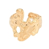 304 Stainless Steel Textured Open Cuff Rings LS-RJEW-C095-08B-G-2