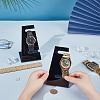 L Shaped Acrylic Single Watch Display Stands ODIS-WH0086-089B-02-3