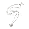 Stainless Steel Pendants Necklaces LS-NJEW-U003-01E-P-2
