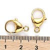 2 Colors 304 Stainless Steel Lobster Claw Clasps STAS-AB16-PG-4