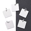 Anti-Tarnish 304 Stainless Steel Stamping Blank Tag Charms STAS-I311-28P-2
