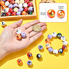 50Pcs Halloween Theme Plating Acrylic Beads OACR-CJ0002-21-2
