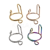 4Pcs 4 Colors Plating(IP) 304 Stainless Steel Arch Adjustable Ring for Unisex RJEW-H230-03M-1