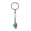10Pcs Alloy Ocean Theme Pendant Keychains KEYC-JKC01225-05-S-1