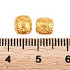 Tibetan Style Alloy Barrel Beads TIBEB-5178-G-RS-2