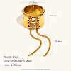 316 Surgical Stainless Steel Cuff Open Rings FS-WG81EDE-01-2