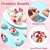 15Pcs 3 Colors Opaque Acrylic Beads SACR-YW0001-82-3