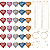 DIY Valentine's Day Bracelet & Necklace Making Kits DIY-PH0003-14-1