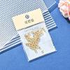 SHEGRACE Flat Round Brass Beads XGRPCU423-294G-6