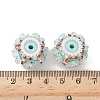 Flower Style Resin Rhinestone Beads CLAY-NH0003-05S-03-3