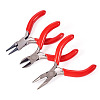 3Pcs 3 Styles Carbon Steel Mini Pliers Sets PT-TA0001-12-2