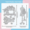 Sewing Theme Carbon Steel Cutting Dies Stencils DIY-WH0309-1714-6