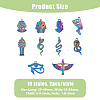 2 Sets Alloy Pendants PALLOY-DC0001-10-2