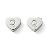 Tarnish Resistant 316L Surgical Stainless Steel Beads STAS-R230-01Q-P-1-1