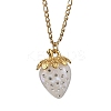 3Pcs Acrylic Rhinestone Pendant Necklaces NJEW-JN05442-01-2