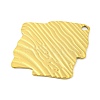 Ion Plating(IP) 304 Stainless Steel Pendants STAS-M001-02G-2