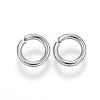 Tarnish Resistant 304 Stainless Steel Open Jump Rings STAS-E113-12P-2