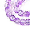 Baking Paint Crackle Glass Beads Strands X-CCG-S001-6mm-14-3