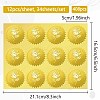 34 Sheets Self Adhesive Gold Foil Embossed Stickers DIY-WH0509-050-2