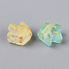 Frosted Transparent Acrylic Beads FACR-T009-01E-3