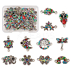 22Pcs 11 Styles Alloy Connector Charms FIND-TA0002-29-10