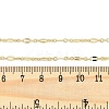Rack Plating Brass Dapped Chain Necklaces for Women NJEW-H049-04G-5