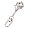 304 Stainless Steel Empty Stone Holder Chain Pouch Pendant Decorations HJEW-JM01885-01-4
