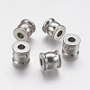 Tarnish Resistant 201 Stainless Steel European Beads LS-STAS-F141-07P-1