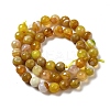 Natural Striped Agate/Banded Agate Beads Strands G-A246-12mm-15-3
