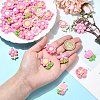 100Pcs 20 Styles Opaque Resin Pendants RESI-CJ0004-44-4