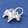 925 Sterling Silver 3D Chinese Zodiac Charms STER-P066-01S-11-2
