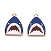 Alloy Enamel Pendants ENAM-T020-60B-1