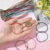 40Pcs 10 Style Heavy Duty 304 Stainless Steel Wire Cable Keychains FIND-SC0019-18-4