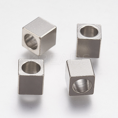 Tarnish Resistant 304 Stainless Steel European Beads STAS-F195-106P-1