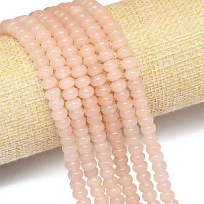 Natural Malaysia Jade Beads Strands G-B165-G01-4x6mm-10-1