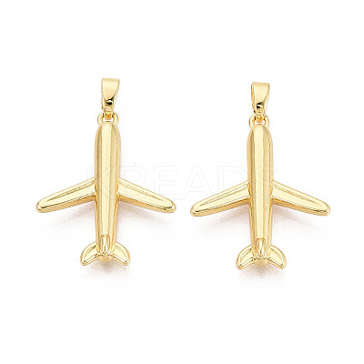 Brass Pendants KK-N259-05G-1