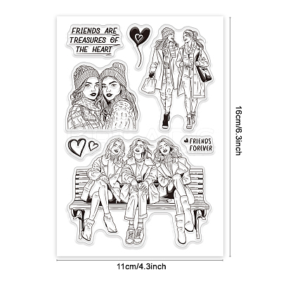 Summer Theme PVC Plastic Clear Stamps DIY-WH0631-0622-1