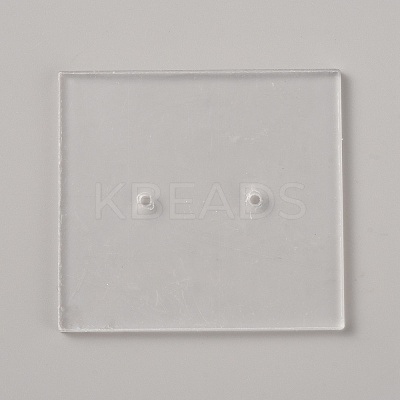 Acrylic Single Earring Display Card EDIS-WH0031-26B-01-1