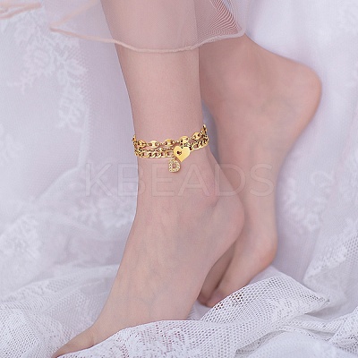 Anklets Sets AJEW-AN00383-14-1