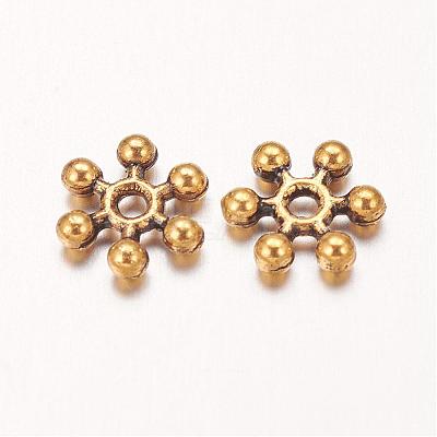 Zinc Alloy Beads Spacers X-PALLOY-Q062-AG-1