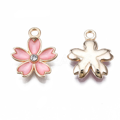 Alloy Enamel Pendants ENAM-S121-052D-1
