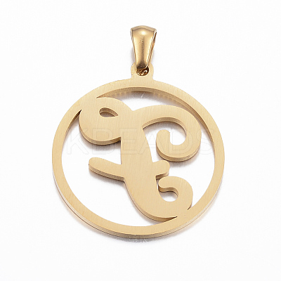 Ion Plating(IP) 304 Stainless Steel Pendants STAS-K162-048G-1