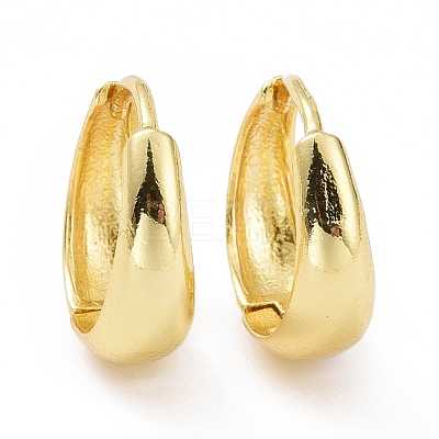 Rack Plating Brass Chunky Hoop Earrings for Women KK-E033-08G-01-1