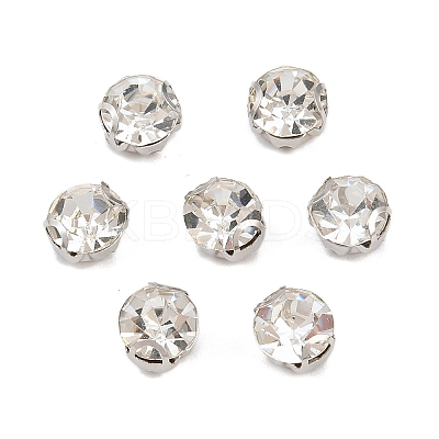 Flat Round Sew on Rhinestone Montee Beads STAS-B107-01C-01P-1