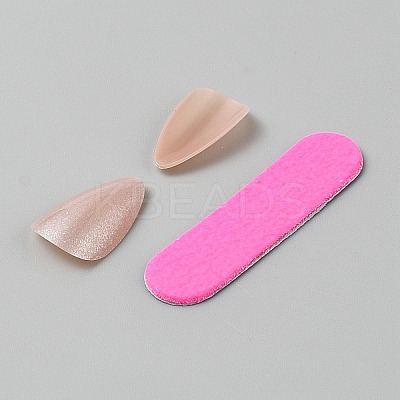 ABS Plastic Mermaid Metallic Effect Press On False Nails MRMJ-WH20004-29-1