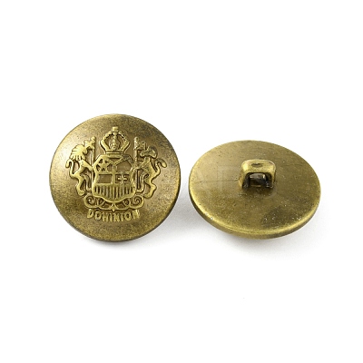 1-Hole ABS Plastic Shank Buttons BUTT-WH0015-65B-1